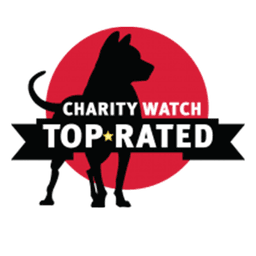 CharityWatch Top-Rated badge.